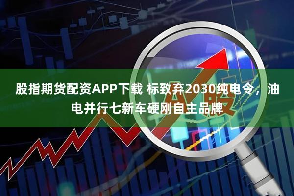 股指期货配资APP下载 标致弃2030纯电令，油电并行七新车硬刚自主品牌